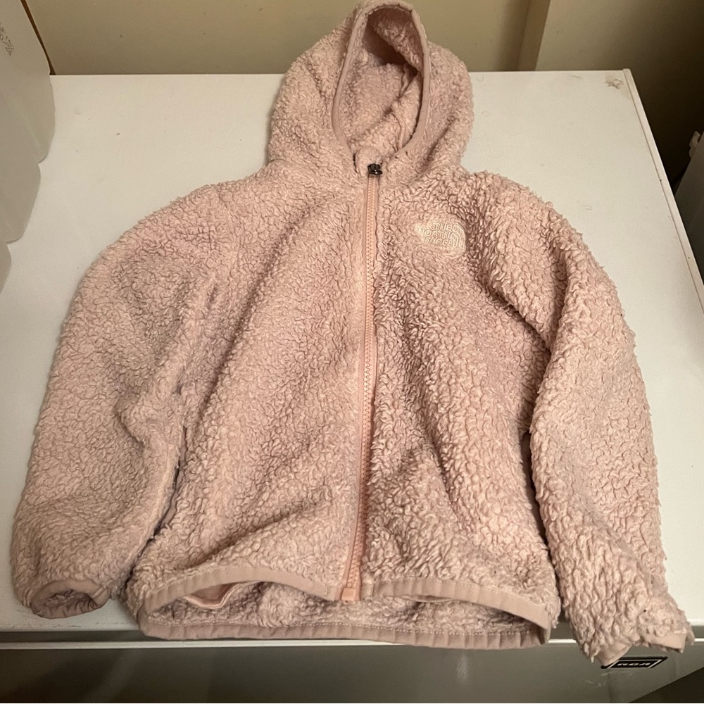 Light pink North Face 4T zip up